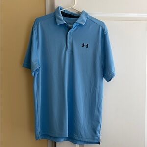 Under Armour Men’s Sky Blue Polo Performance Shirt